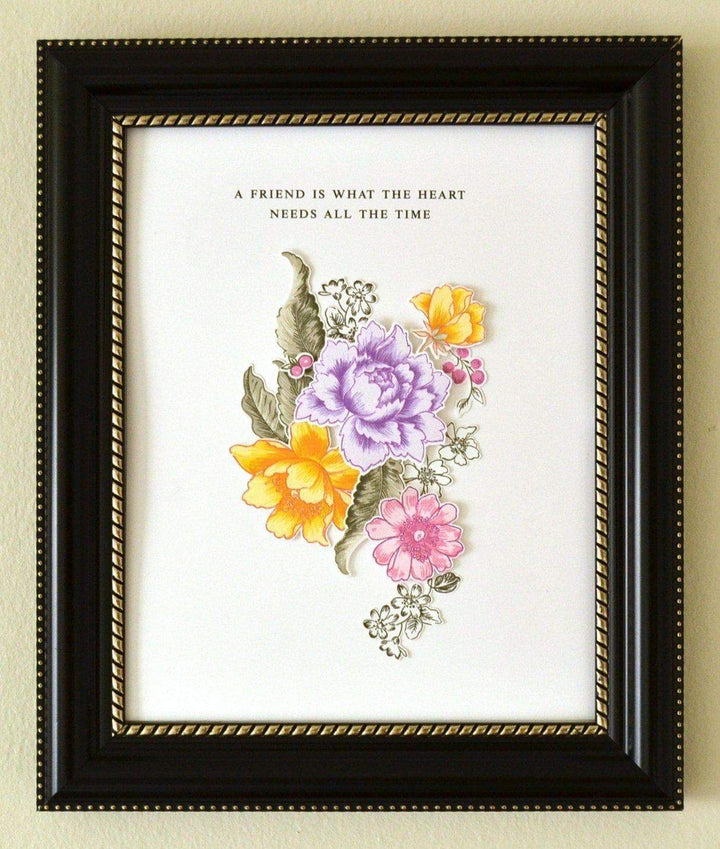 Stamp & Die Bundle Peony Bouquet