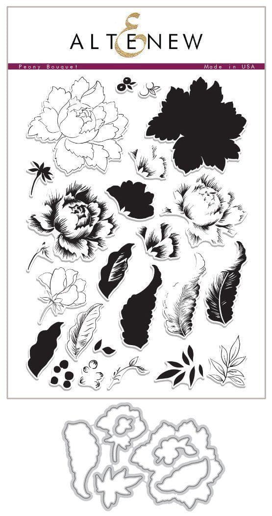Stamp & Die Bundle Peony Bouquet