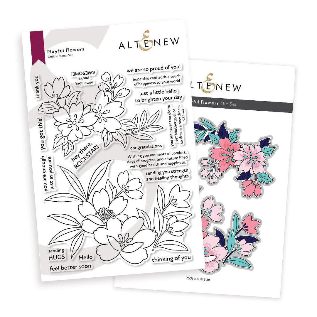 Stamp & Die Bundle Playful Flowers