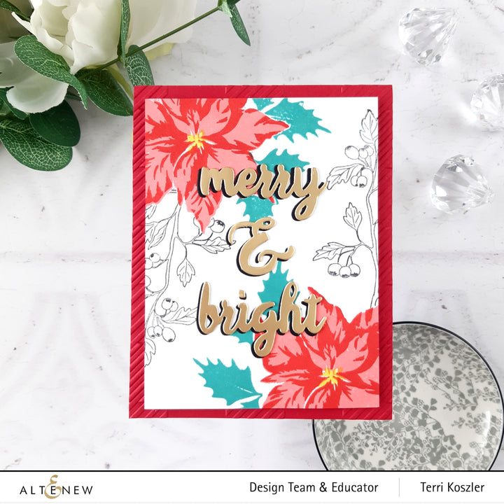 Stamp & Die Bundle Poinsettia & Berries