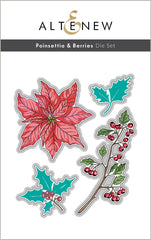 Stamp & Die Bundle Poinsettia & Berries