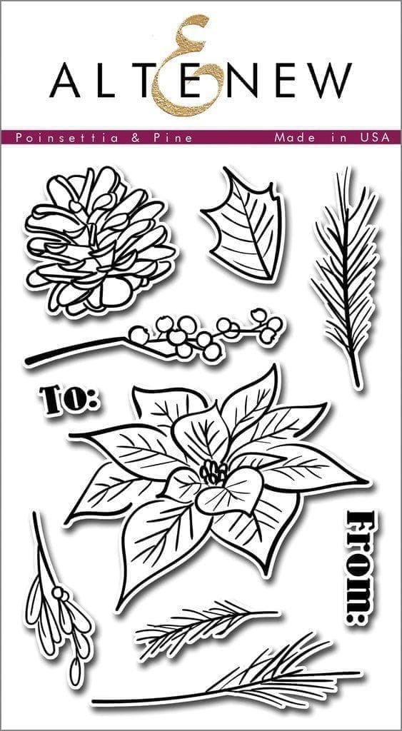 Stamp & Die Bundle Poinsettia & Pine