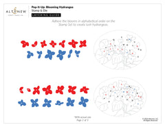Stamp & Die Bundle Pop-It-Up: Blooming Hydrangea Stamp & Die Set