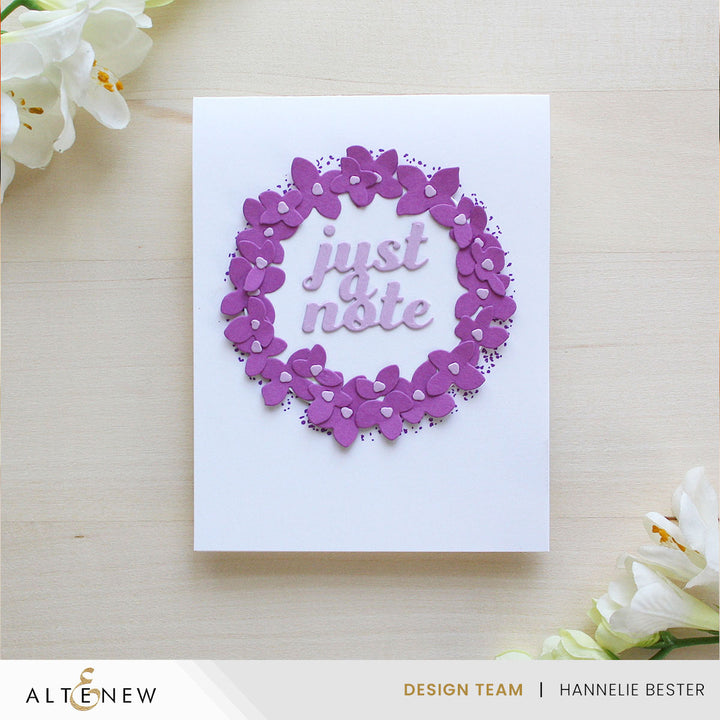 Stamp & Die Bundle Pop-It-Up: Blooming Hydrangea Stamp & Die Set