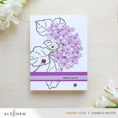 Stamp & Die Bundle Pop-It-Up: Blooming Hydrangea Stamp & Die Set