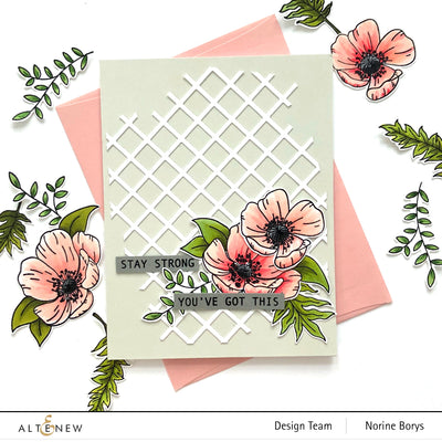 Stamp & Die Bundle Poppy Arrangement Stamp & Die Bundle