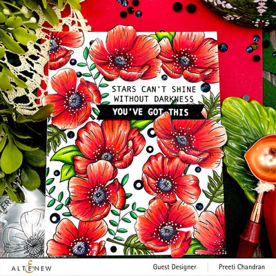 Stamp & Die Bundle Poppy Arrangement Stamp & Die Bundle