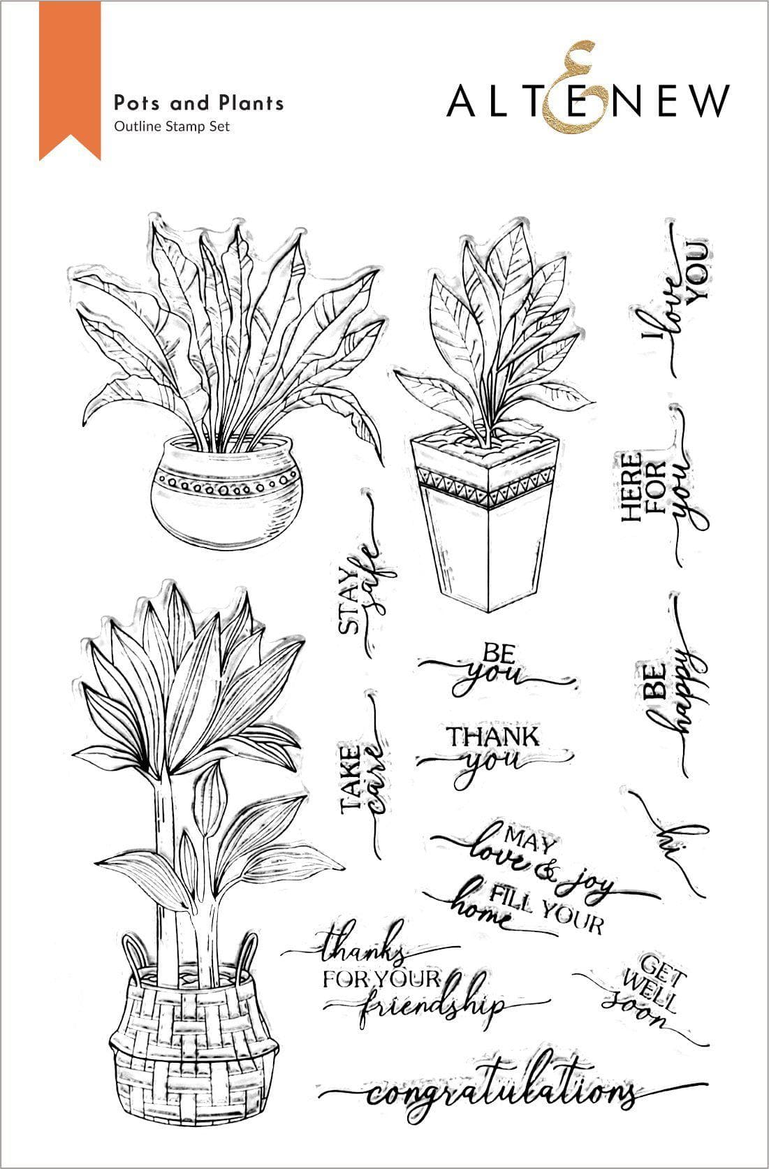 Stamp & Die Bundle Pots And Plants