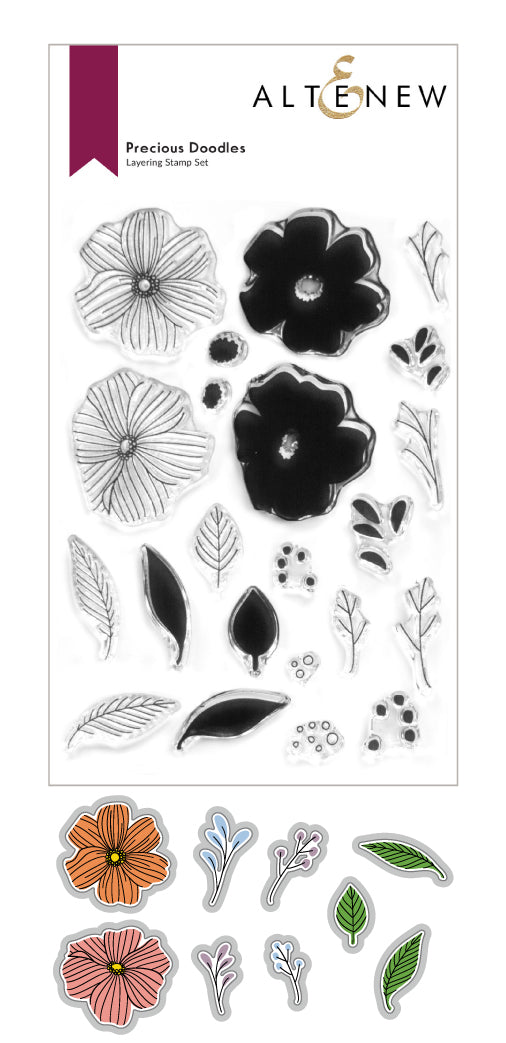 Stamp & Die Bundle Precious Doodles