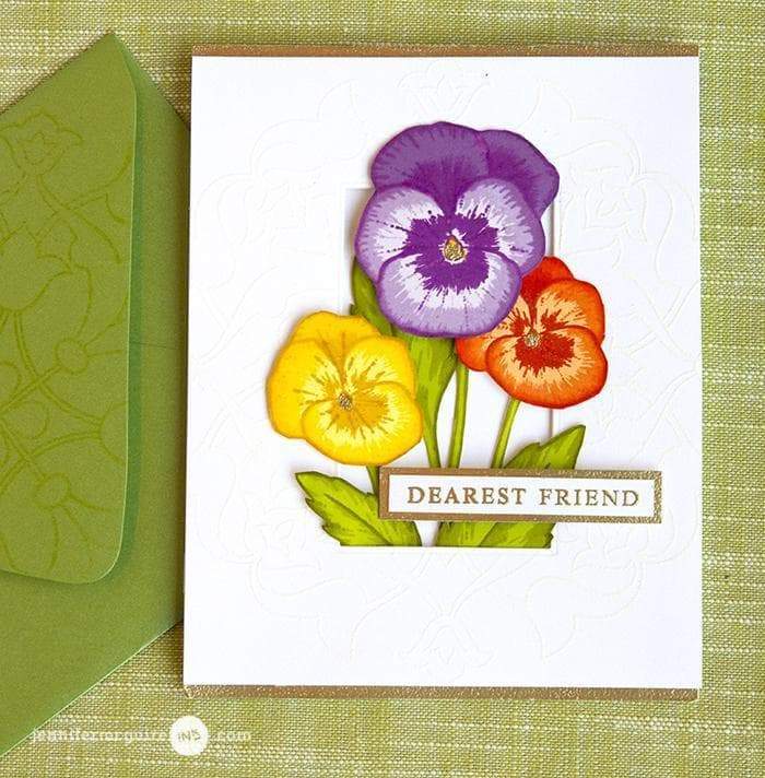 Stamp & Die Bundle Pretty Pansies