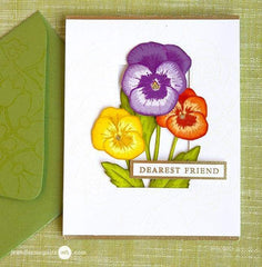 Stamp & Die Bundle Pretty Pansies