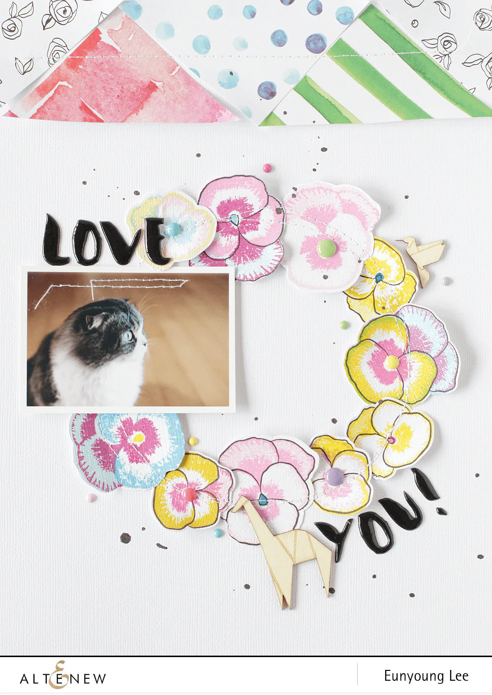 Stamp & Die Bundle Pretty Pansies