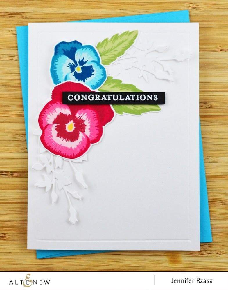 Stamp & Die Bundle Pretty Pansies