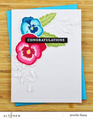 Stamp & Die Bundle Pretty Pansies