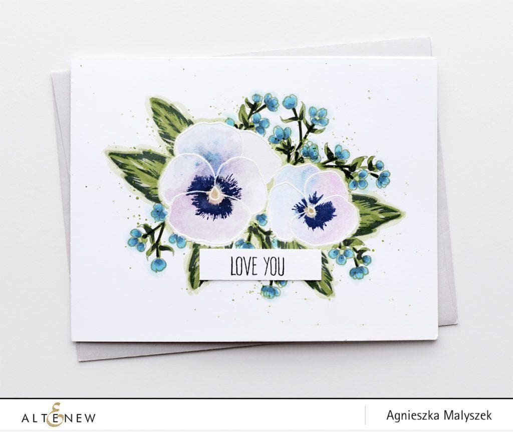Stamp & Die Bundle Pretty Pansies