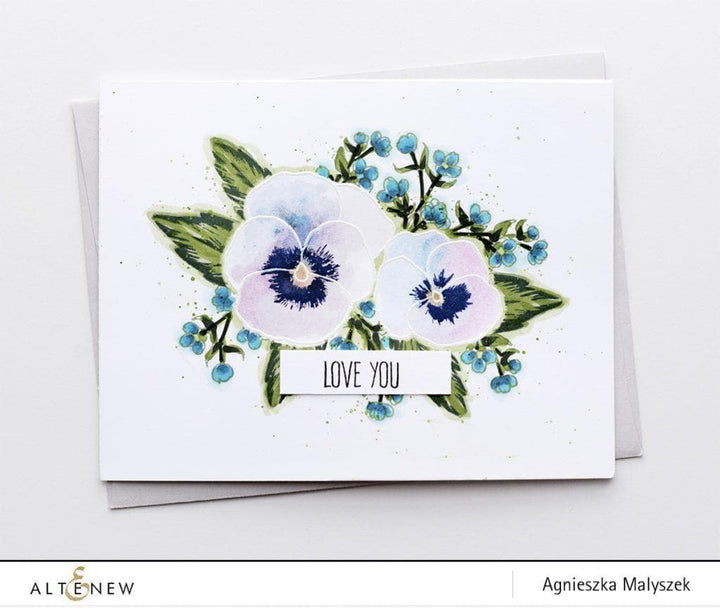 Stamp & Die Bundle Pretty Pansies