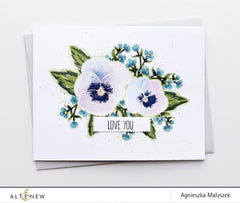 Stamp & Die Bundle Pretty Pansies