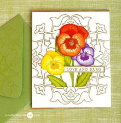 Stamp & Die Bundle Pretty Pansies