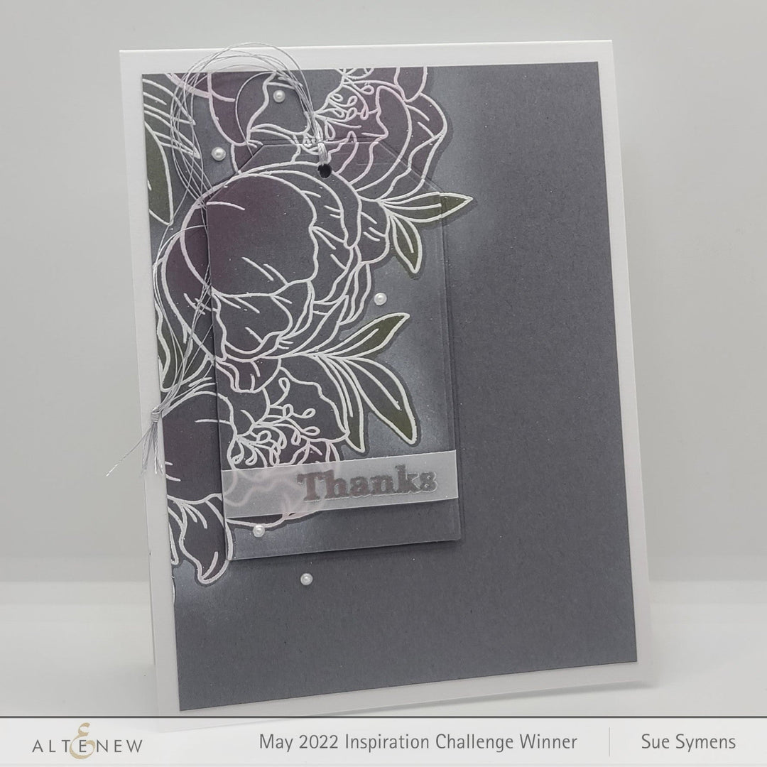 Stamp & Die Bundle Prim Peonies