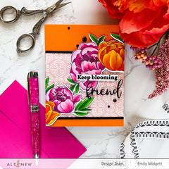 Stamp & Die Bundle Prim Peonies
