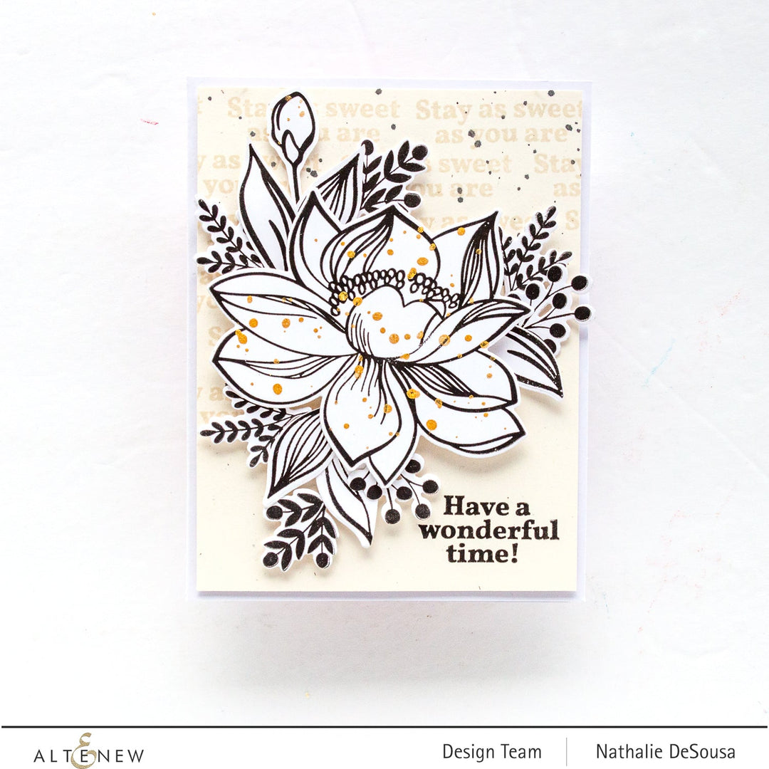 Stamp & Die Bundle Prim Peonies