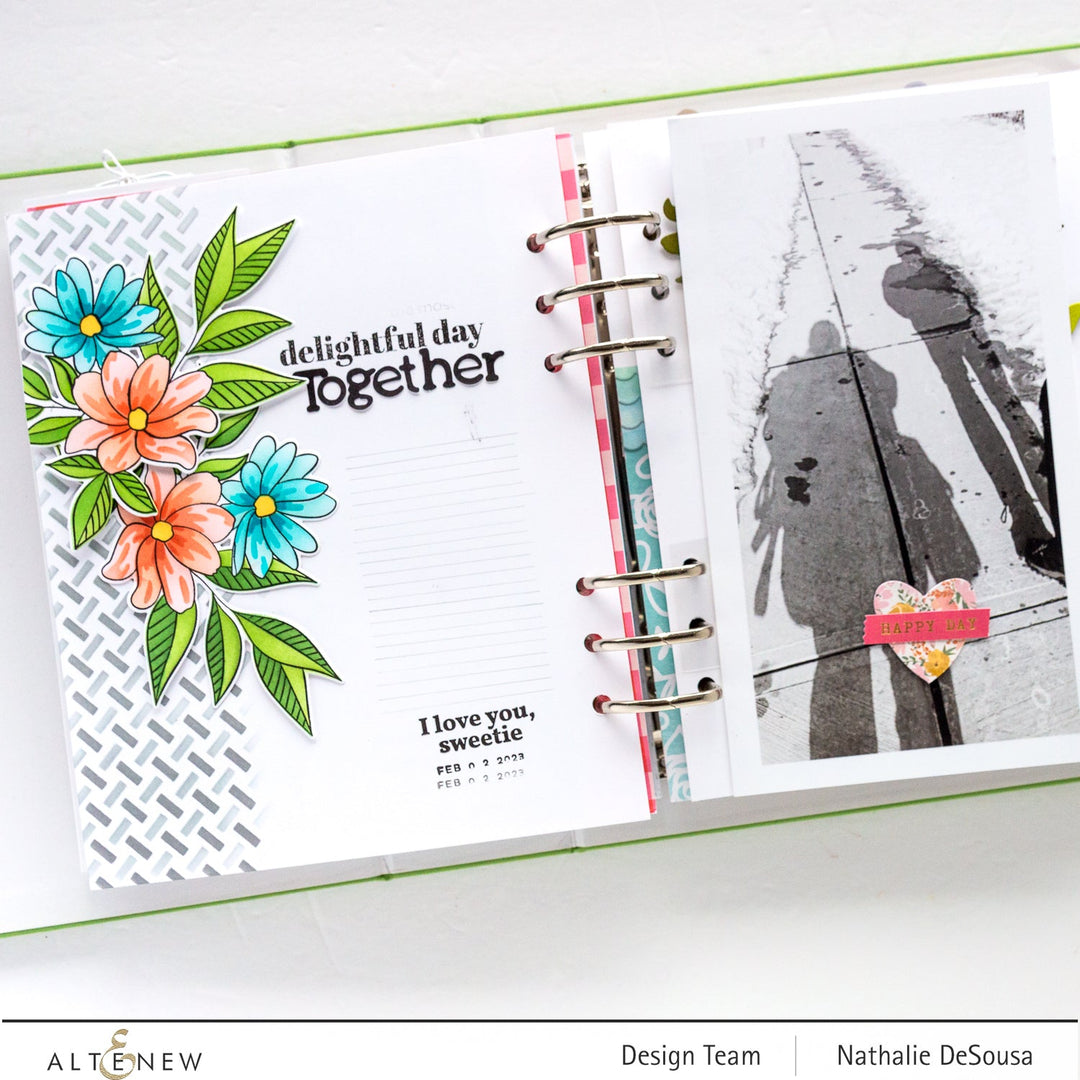 Stamp & Die Bundle Prim Peonies