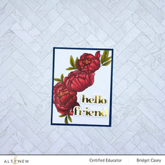 Stamp & Die Bundle Prim Peonies