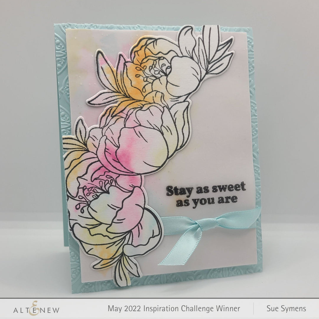 Stamp & Die Bundle Prim Peonies