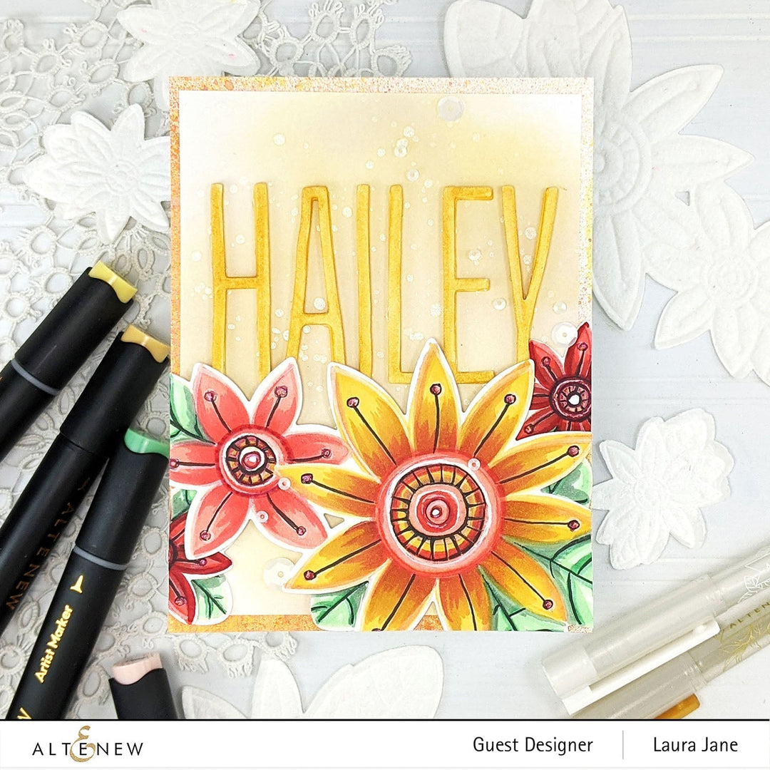 Stamp & Die Bundle Quaint Blooms