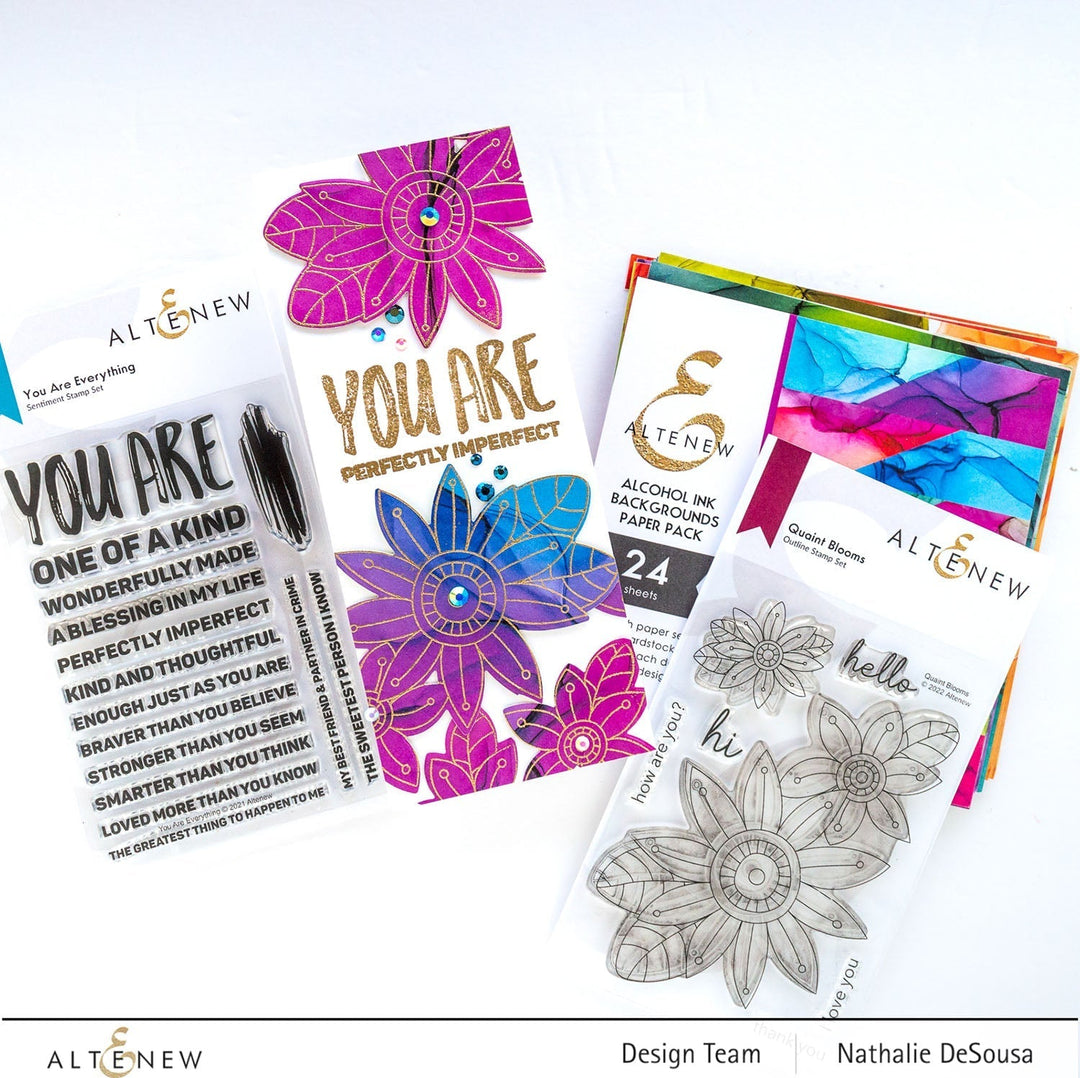 Stamp & Die Bundle Quaint Blooms
