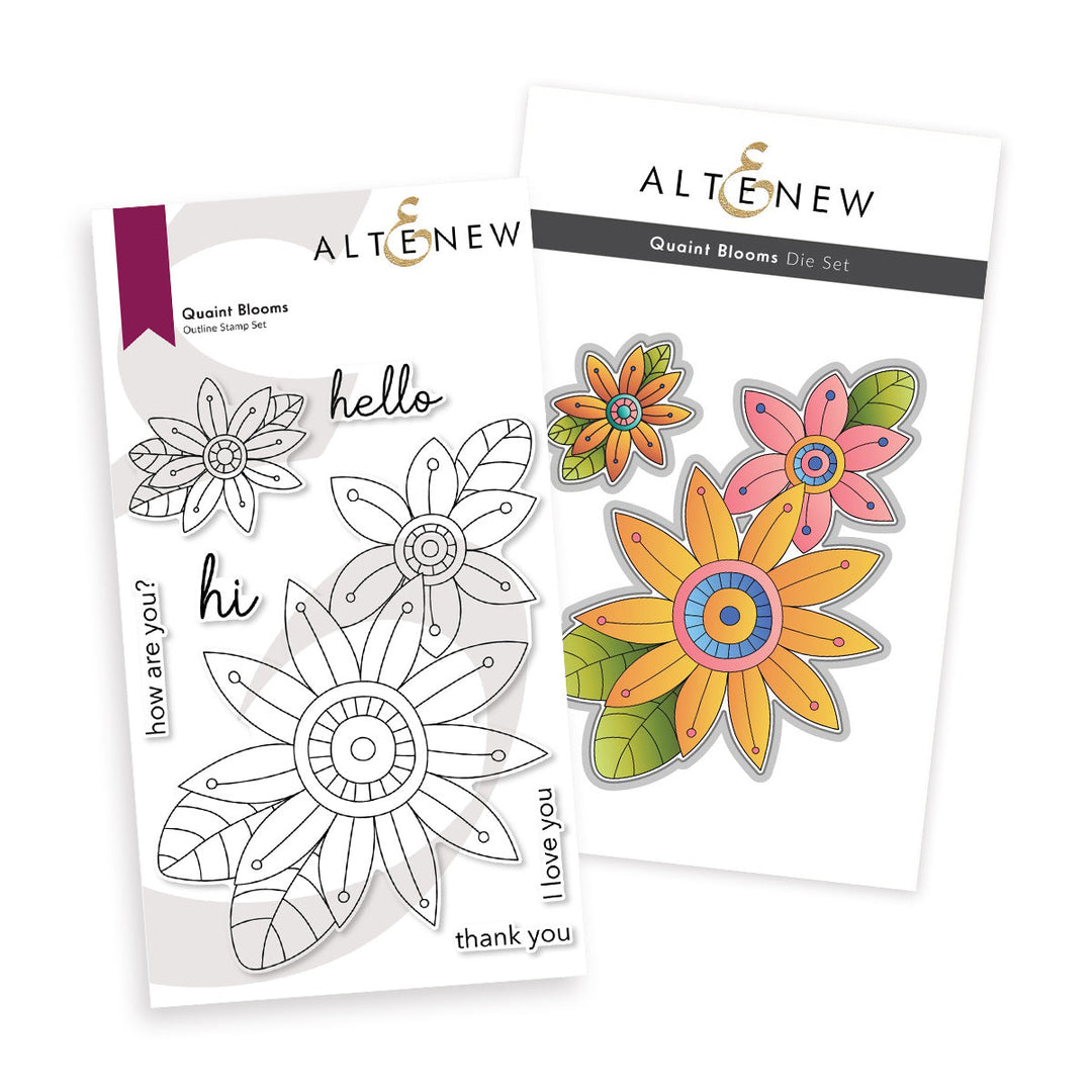 Stamp & Die Bundle Quaint Blooms