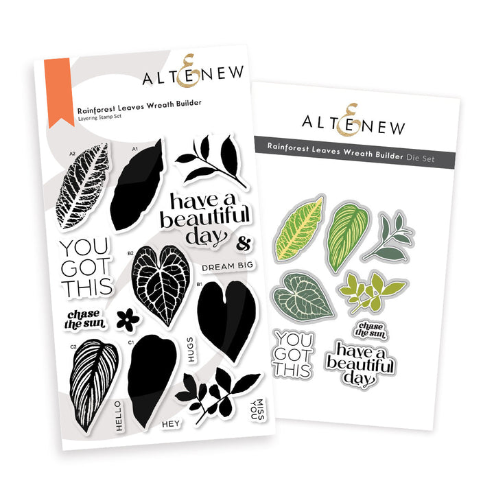 Stamp & Die Bundle Rainforest Leaves