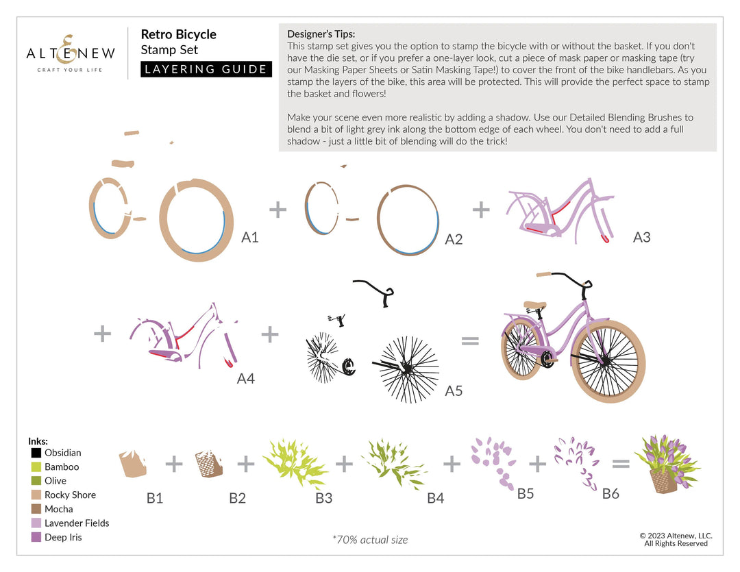 Stamp & Die Bundle Retro Bicycle