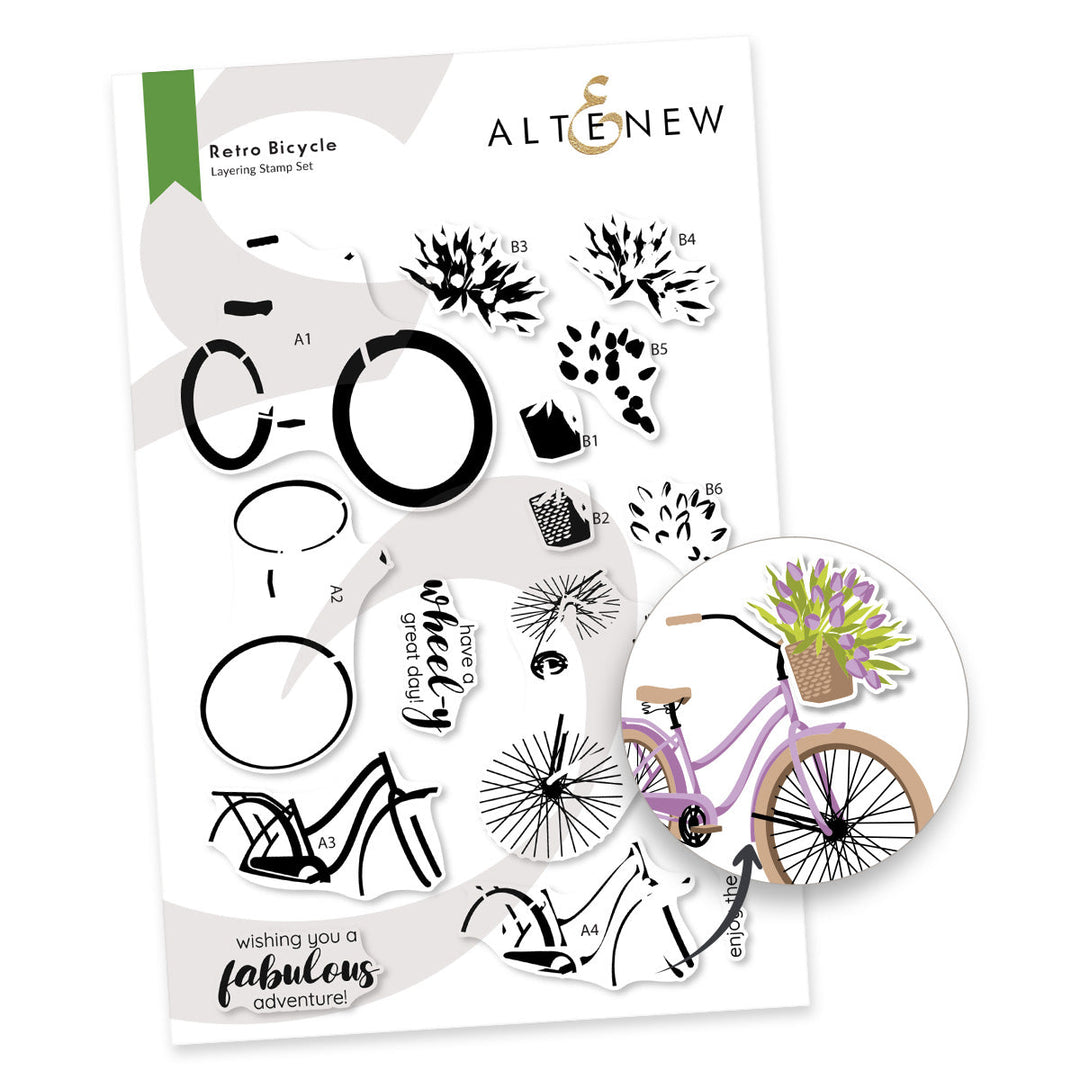Stamp & Die Bundle Retro Bicycle