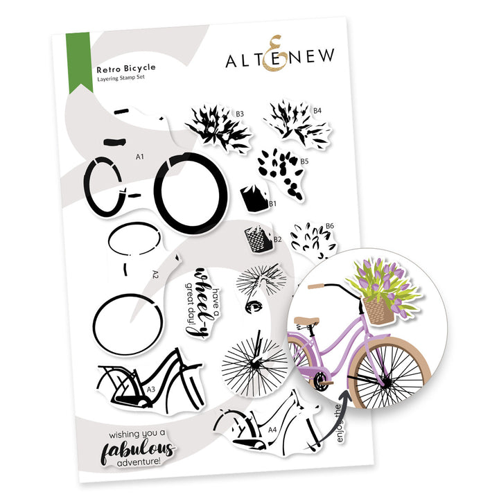 Stamp & Die Bundle Retro Bicycle