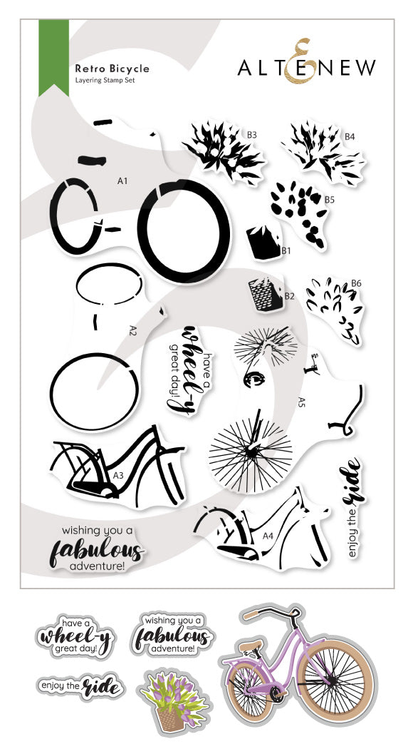 Stamp & Die Bundle Retro Bicycle