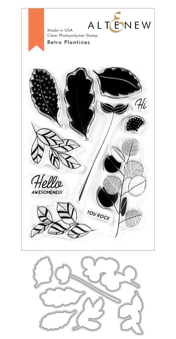 Stamp & Die Bundle Retro Plantines