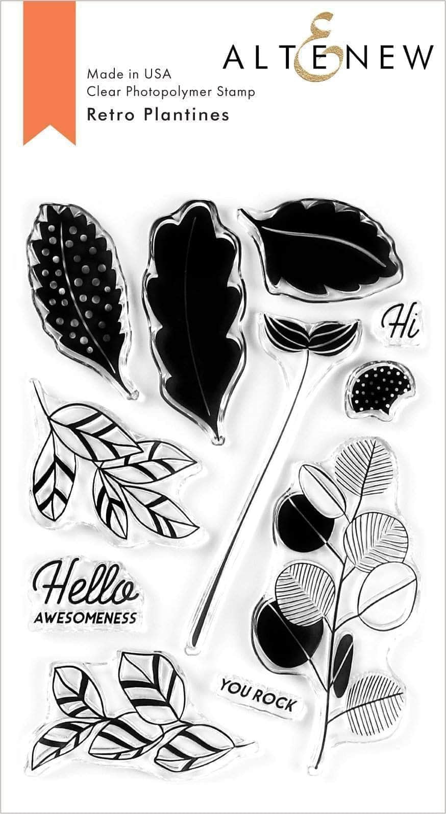 Stamp & Die Bundle Retro Plantines