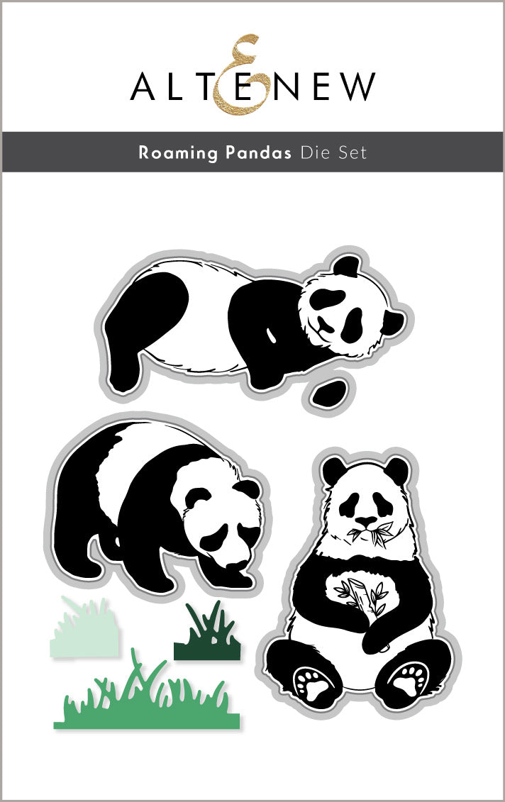 Stamp & Die Bundle Roaming Pandas