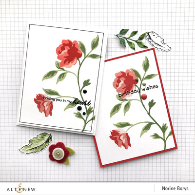 Stamp & Die Bundle Rose Spray