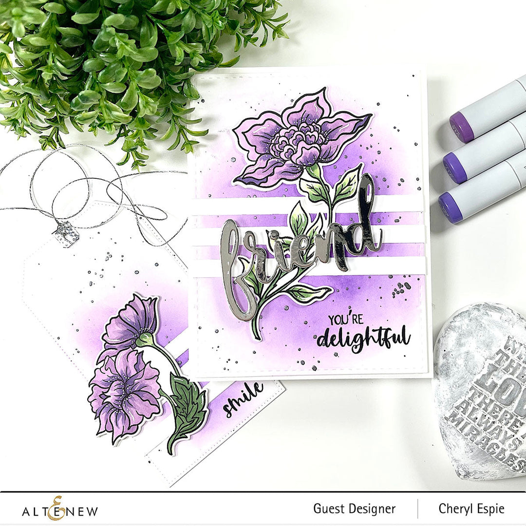Stamp & Die Bundle Rosy Blooms