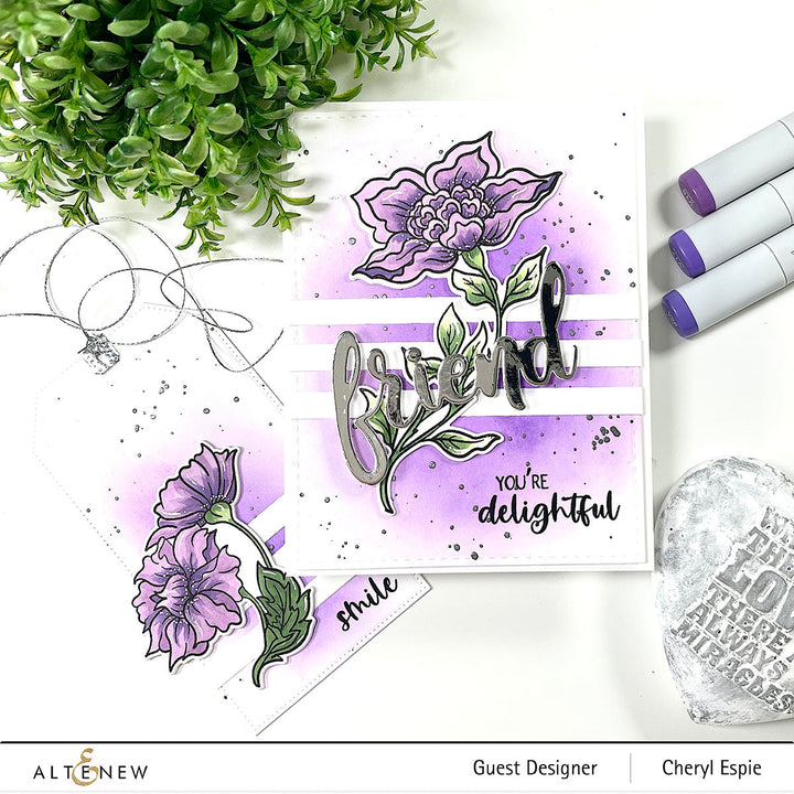 Stamp & Die Bundle Rosy Blooms