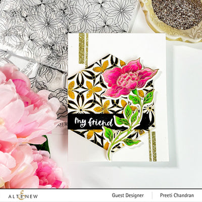 Stamp & Die Bundle Rosy Blooms