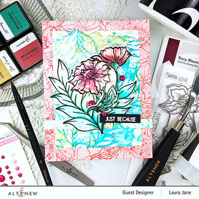 Stamp & Die Bundle Rosy Blooms