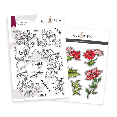 Stamp & Die Bundle Rosy Blooms