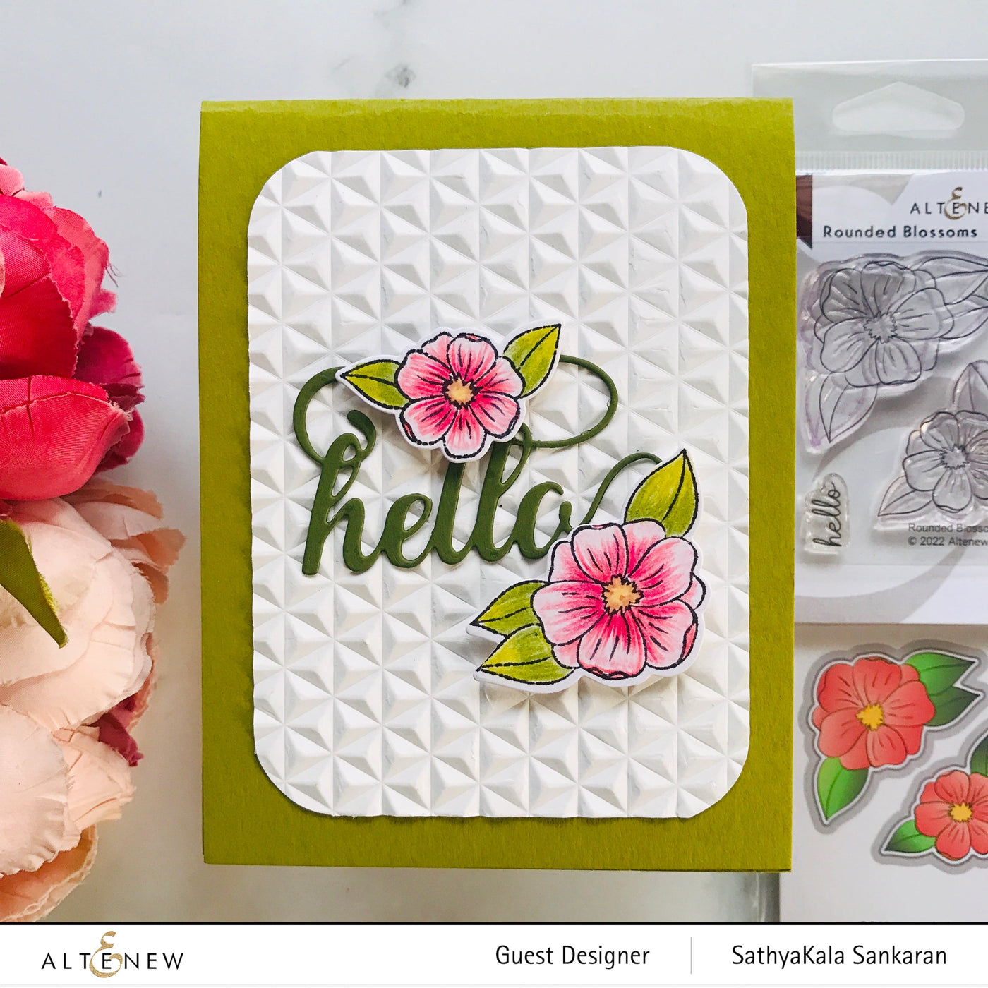 Stamp & Die Bundle Rounded Blossoms