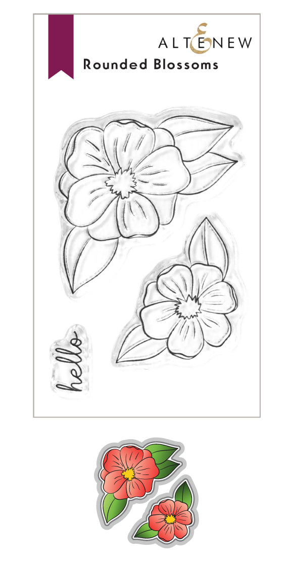 Stamp & Die Bundle Rounded Blossoms