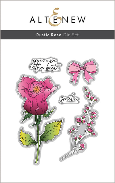 Stamp & Die Bundle Rustic Rose