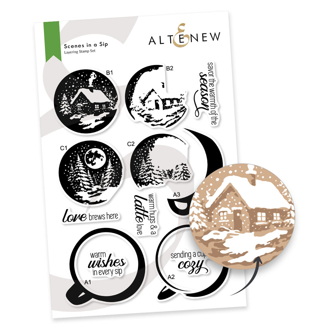 Stamp & Die Bundle Scenes In A Sip