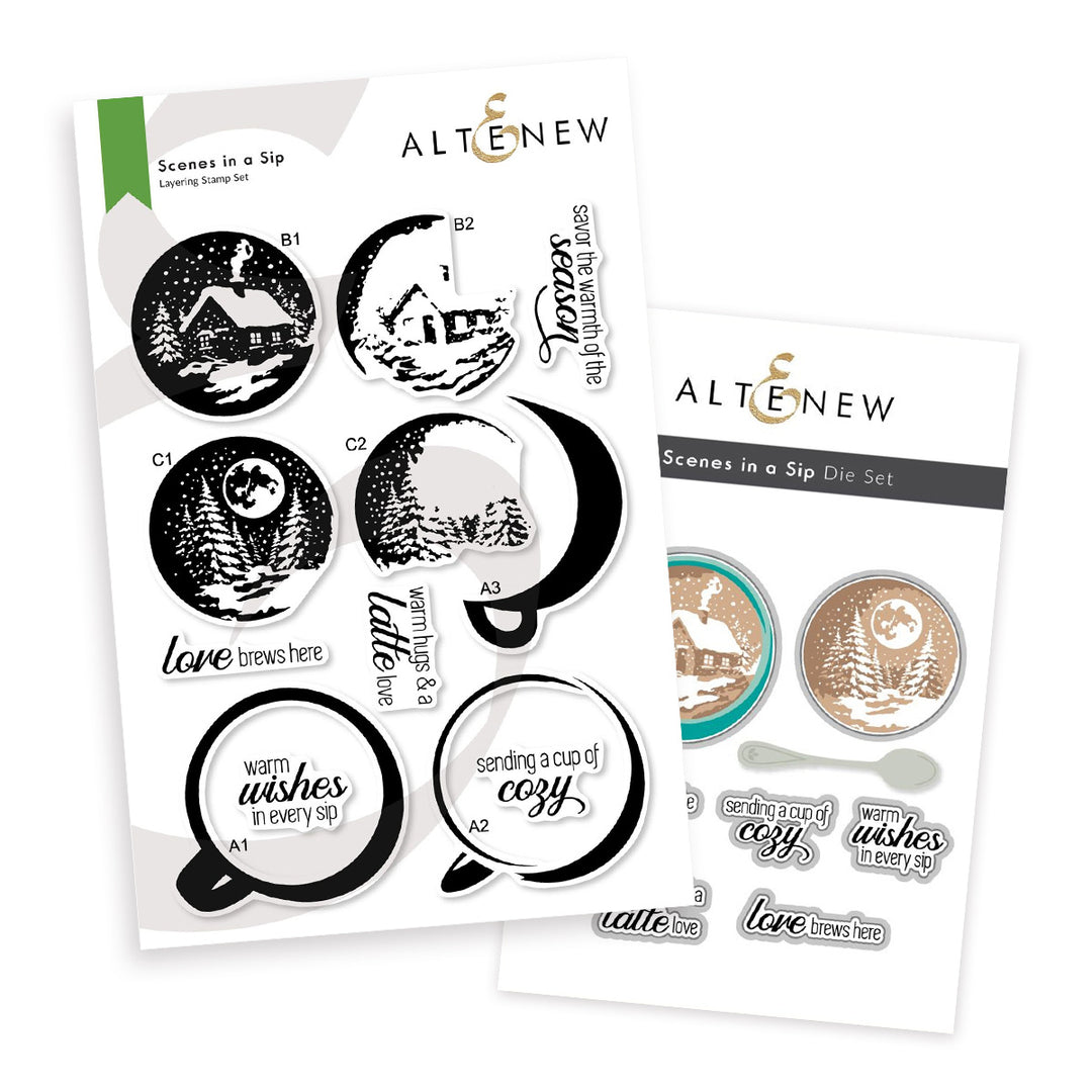 Stamp & Die Bundle Scenes In A Sip